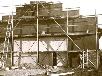 Bau der Richtenhofhalle